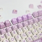 Blueberry Juice 104+27 Cherry Profile Keycap Set Cherry MX PBT Dye-subbed for Mechanical Gaming Keyboard